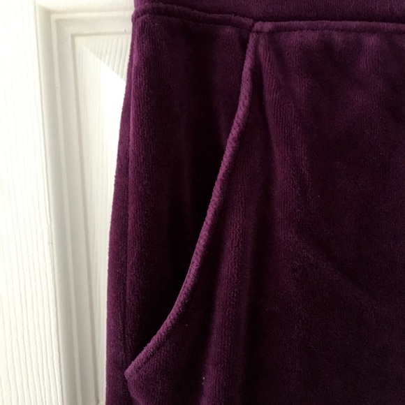 Denim & Co. Active, Velour Ankle Pants with Pockets, XL - Picture 4 of 5